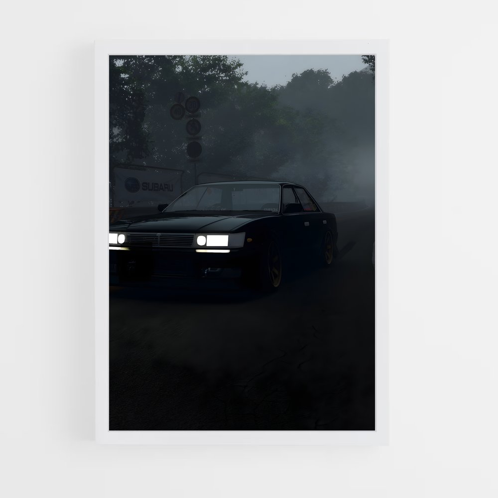Poster Voyage Brumeux – affiche Nissan (vue 3)